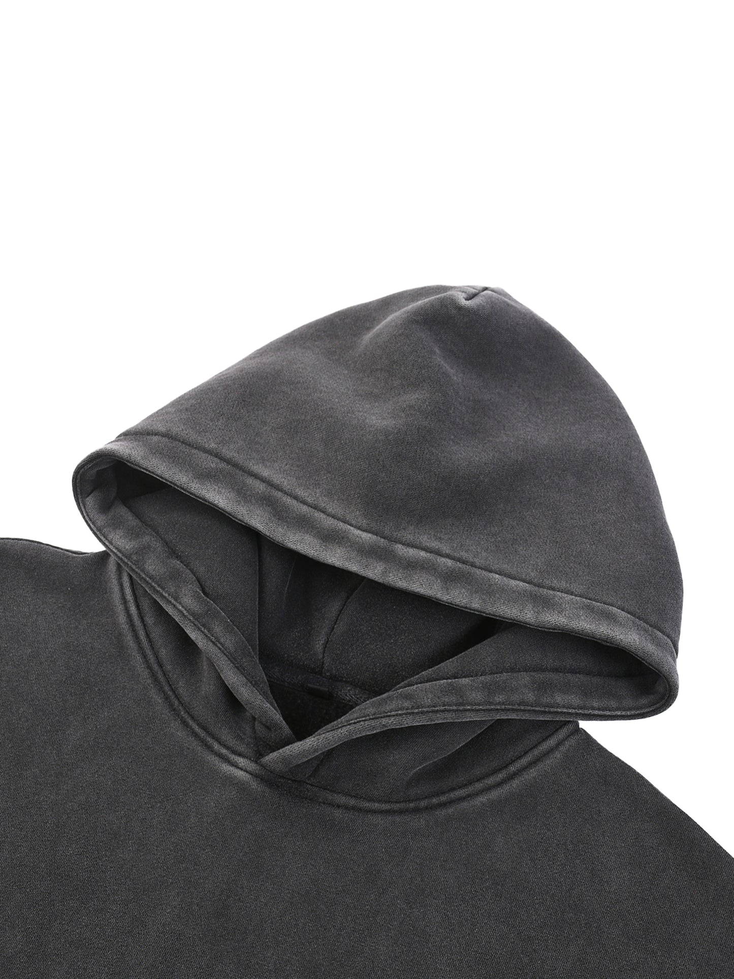 Mens Snow Wash Fleece Oversize Hoodie
