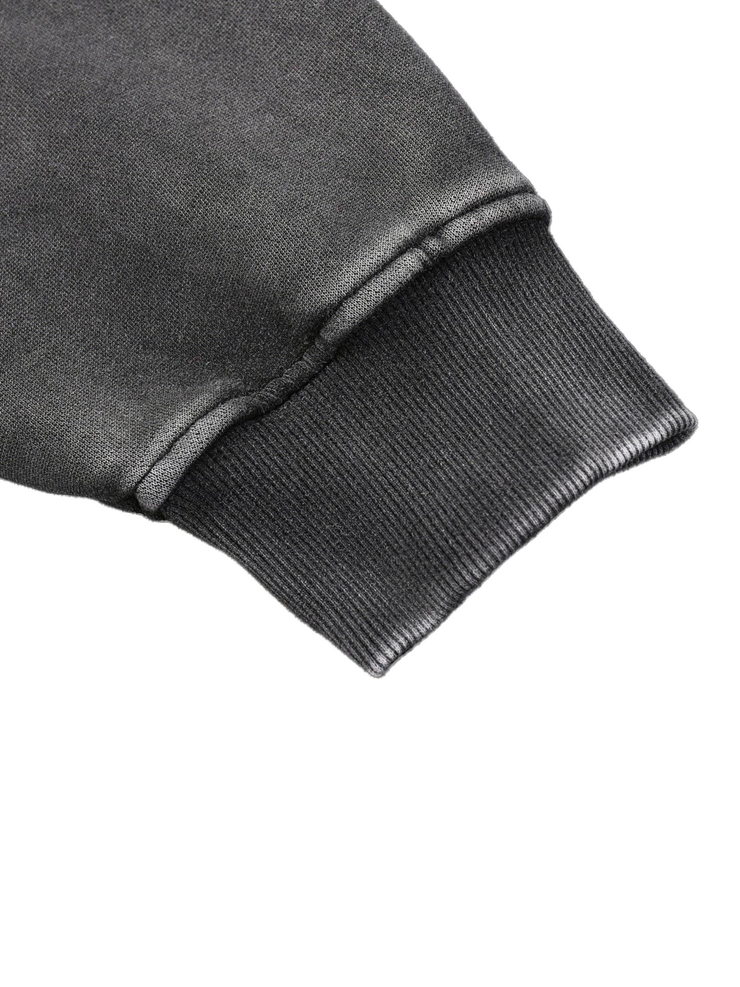 Mens Snow Wash Fleece Oversize Hoodie